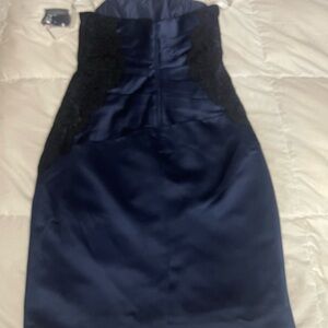 David's Bridal Midnight Strapless Dress